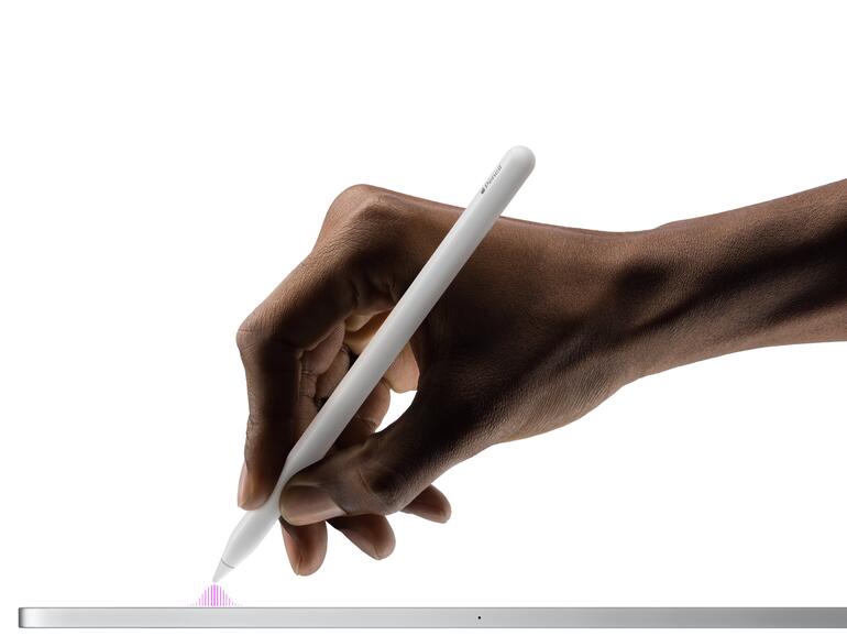 Der Apple Pencil funktioniert beim neuesten iPad Pro mit M2-Chip schon aus 12 mm Entfernung