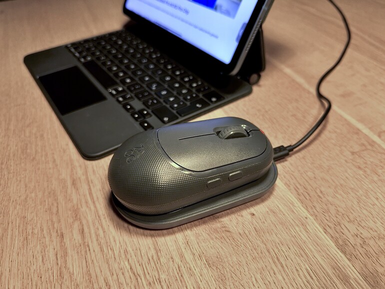 Die Pro Mouse von Zagg kann kabelfrei geladen werden.