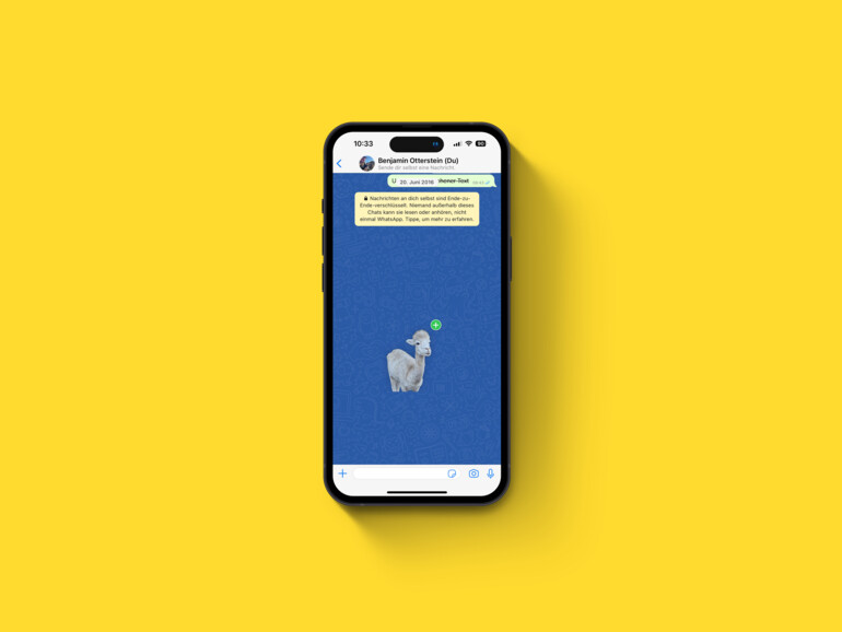WhatsApp kann deine Bilder in Sticker verwandeln