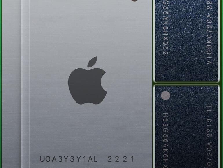 Illustration des M2-Prozessors von Apple