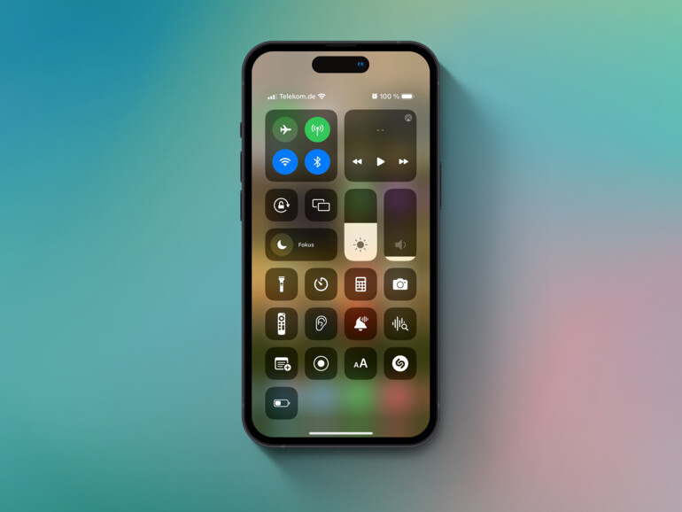 Das Kontrollzentrum soll überarbeitet werden