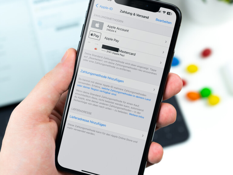 Zahlungsmethoden ließen sich bisher nur über die grundlegenden Einstellungen des Apple-Accounts ändern.