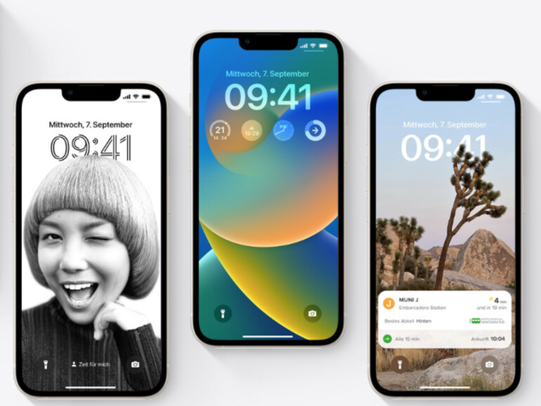 Mit iOS 16 überarbeitete Apple den Sperrbildschirm deutlich. Unter iOS 17 soll es weitere Anpassungen geben.