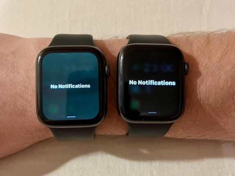 Die Apple Watch hat seit dem Update auf watchOS 9.5 bei einigen Nutzer:innen einen Grünstich.