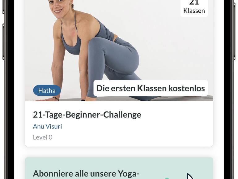 Fit und ausgeglichen per App: Gotta Yoga gewährt immer und überall Zugriff auf Yoga-Stunden.