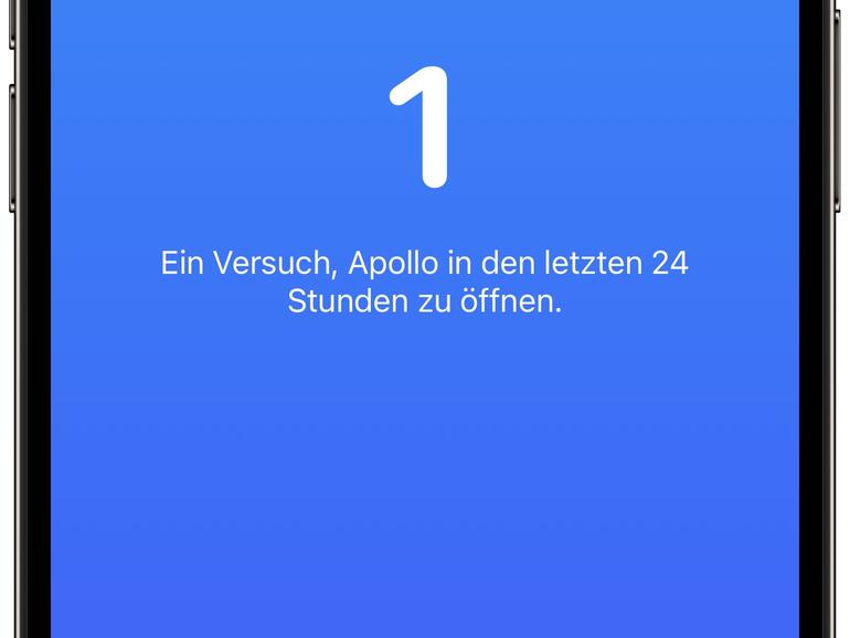 Kurz innehalten beim Starten von Insta, Tik Tok und anderen Social-Media-Verlockungen mit One Sec.