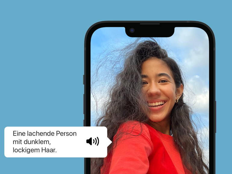 Dein iPhone kann sogar Bilder mit der VoiceOver-Funktion beschreiben