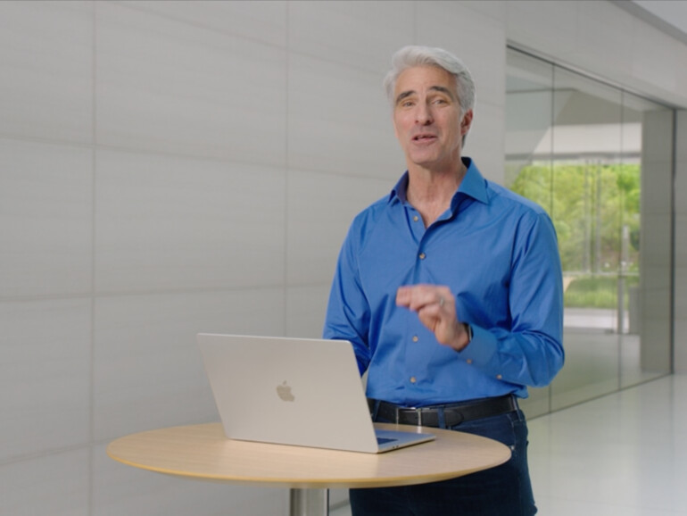 Auch in diesem Jahr stellte Craig Federighi die neuen Betriebssysteme vor