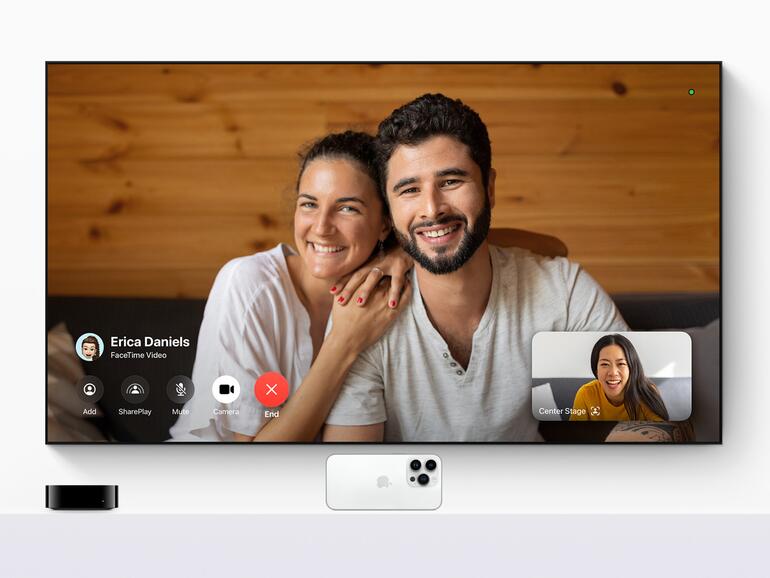 tvOS 17 bringt FaceTime-Unterstützung