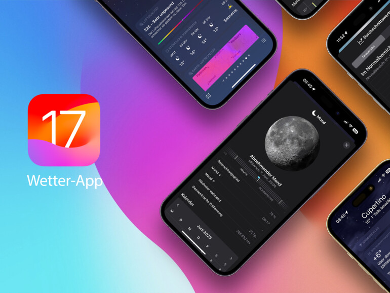 Die Wetter-App hat einige Detailverbesserungen erhalten