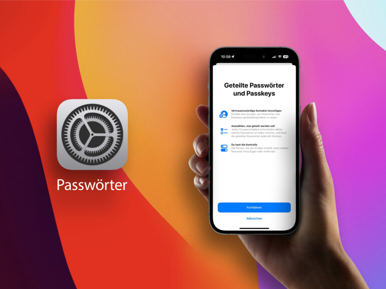 iOS 17 lässt dich Passwörter teilen – einfach und sicher