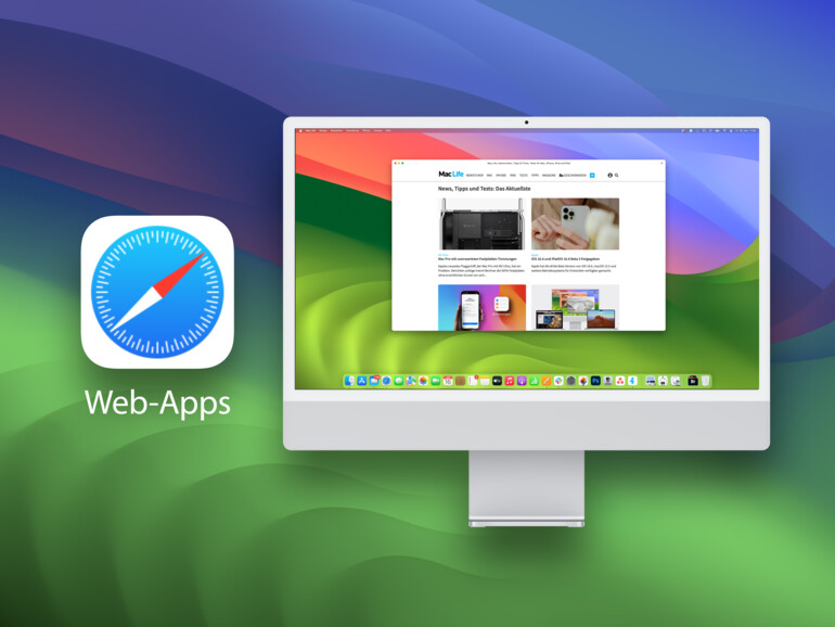 macOS Sonoma erhält Web-Apps
