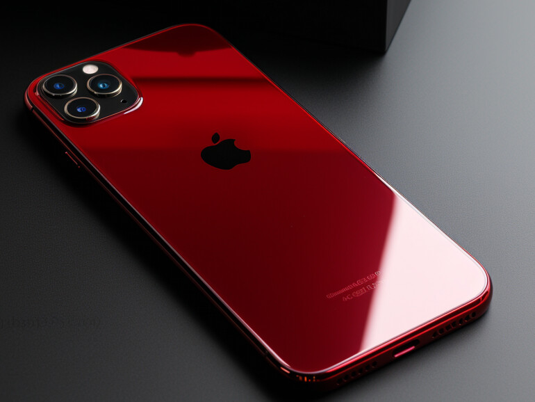 So sieht die KI ein karmesinrotes iPhone 15 Pro