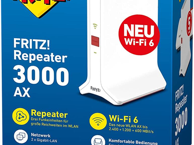 Die Mesh-Netzwerk-Erweiterung von AVM gibt es kurze Zeit für unter 130 Euro.