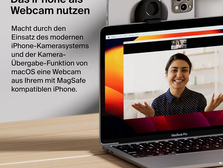 Den Belkin MagSafe iPhone-Halter für MacBooks gibt es jetzt für 25 Euro.