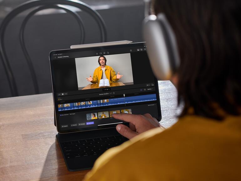 Final Cut Pro ist seit Frühjahr 2023 auch auf dem iPad verfügbar
