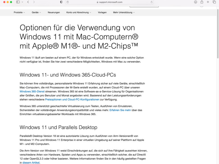 Microsoft erlaubt nun offiziell die Virtualisierung von Windows 11 (ARM) auf dem Mac.