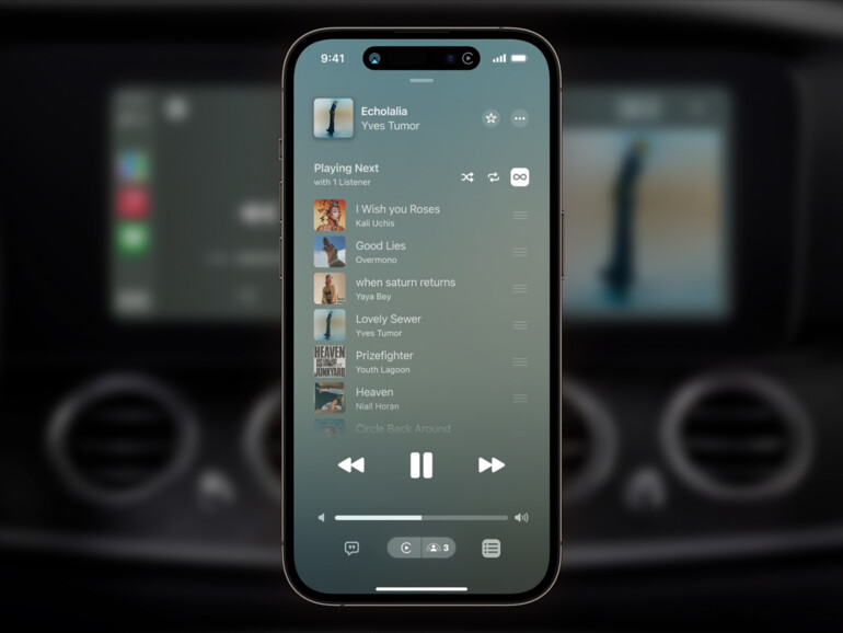 Für CarPlay wird es gemeinsame Wiedergabelisten geben