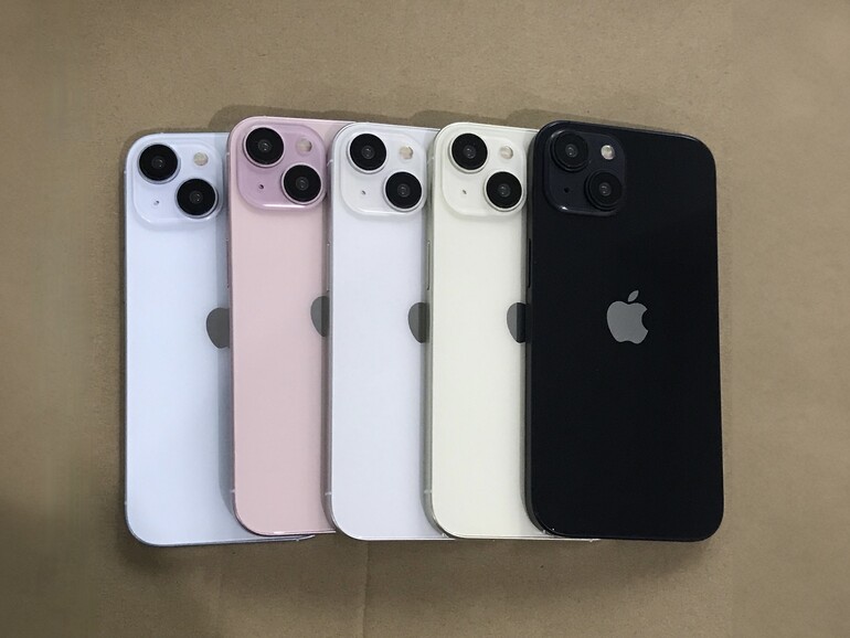 In dieser Farbauswahl könnte das iPhone 15 bereitstehen
