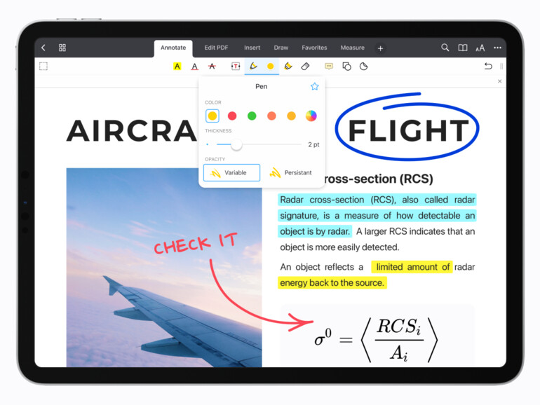 Kommentieren, markieren, bearbeiten – mit PDF Expert kinderleicht.