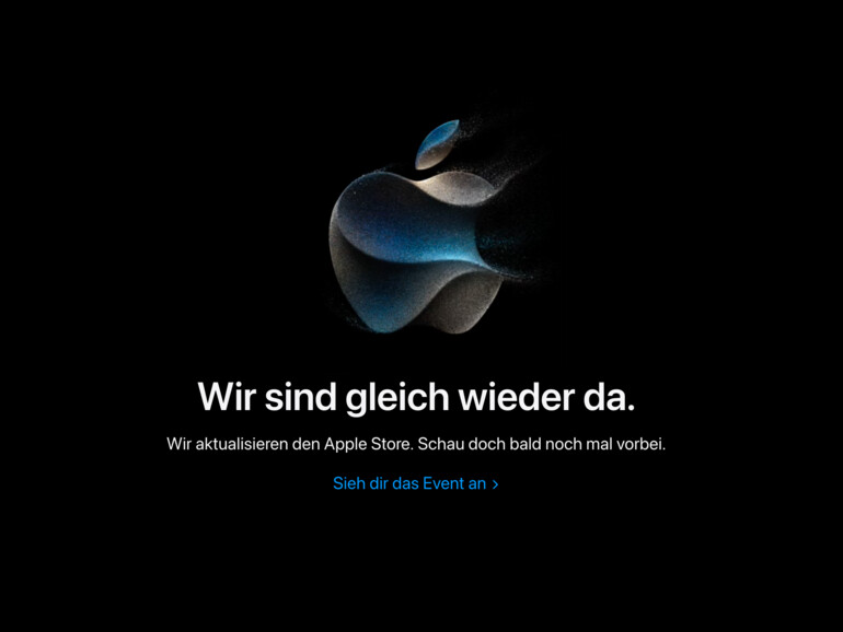 Apple Store im Wartungsmodus