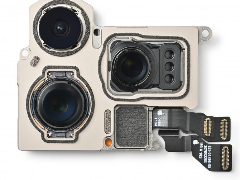 Kamera-Array des iPhone 15 Pro Max