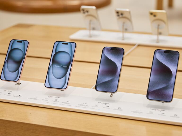 iPhone 15, iPhone 15 Plus, iPhone 15 Pro und iPhone 15 Pro Max
