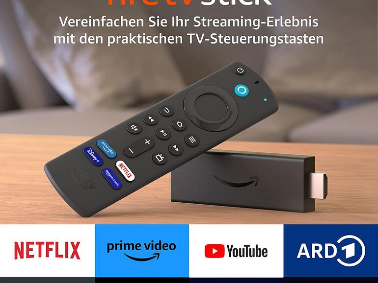 Mit dem Streamingstick machst du deinen Fernseher fit für Amazon Prime,. Netflix und Co.