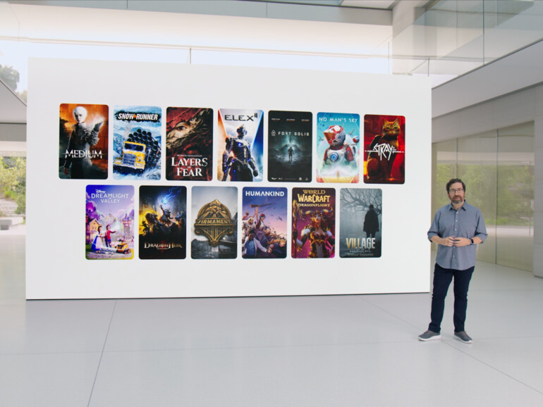 Zur WWDC 2023 kündigte Apple im Rahmen der Vorstellung von macOS Sonoma an, dass das Gaming auf dem Mac einen höheren Stellenwert einnehmen soll.