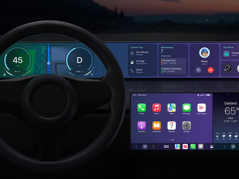 So soll CarPlay der nächsten Generation aussehen