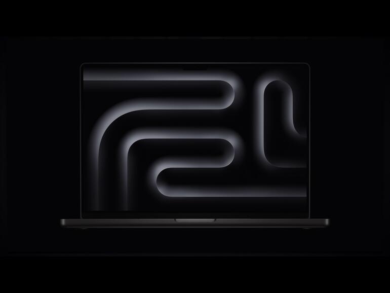 Space Black MacBook Pro mit M3 Pro