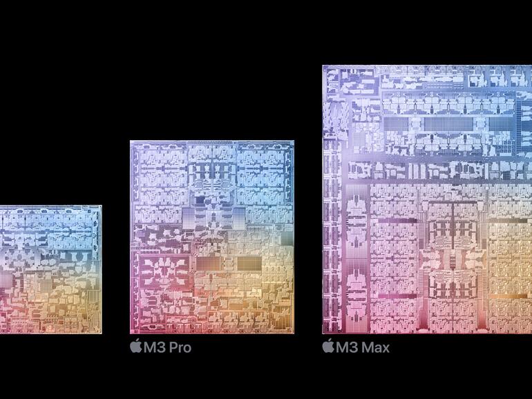 Apple M3, M3 Pro und M3 Max - die Chips im Vergleich