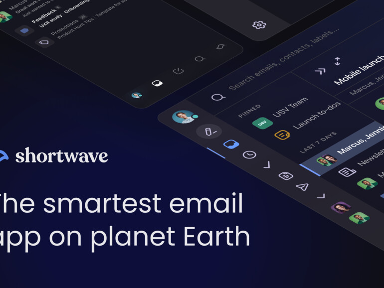 Shortwave EMailApp mit AIFunktionen in neuer Version für iPhone