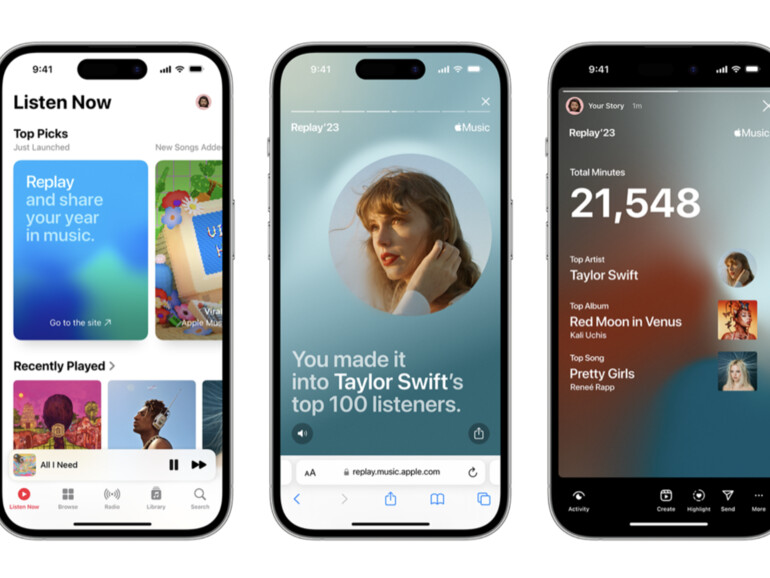 Apple Music lässt dich auf dein Musikjahr zurückblicken