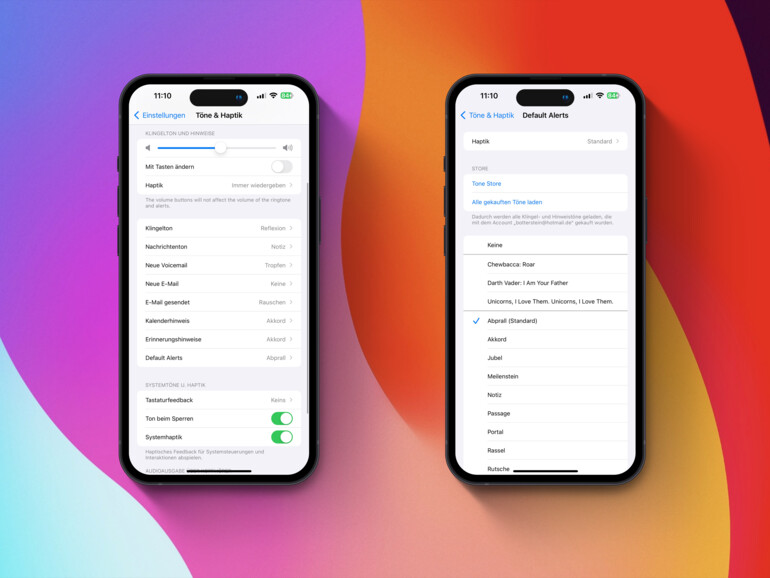 iOS 17.2 gibt dir die Möglichkeit, den Benachrichtigungston zu ändern