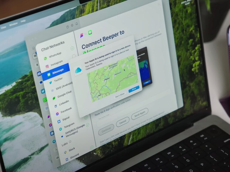Der Heilige Gral: Viele iMessage-Clients für Android verlangen zur Authentifizierung deine Apple-ID – Vorsicht ist geboten! Ausnahmen sind Beeper Mini und Airmessage.