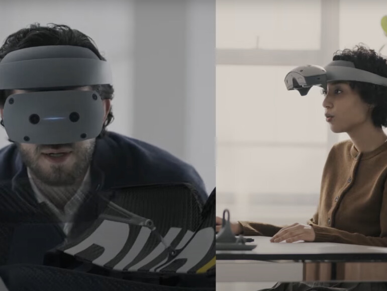 Das Headset lässt sich klappen