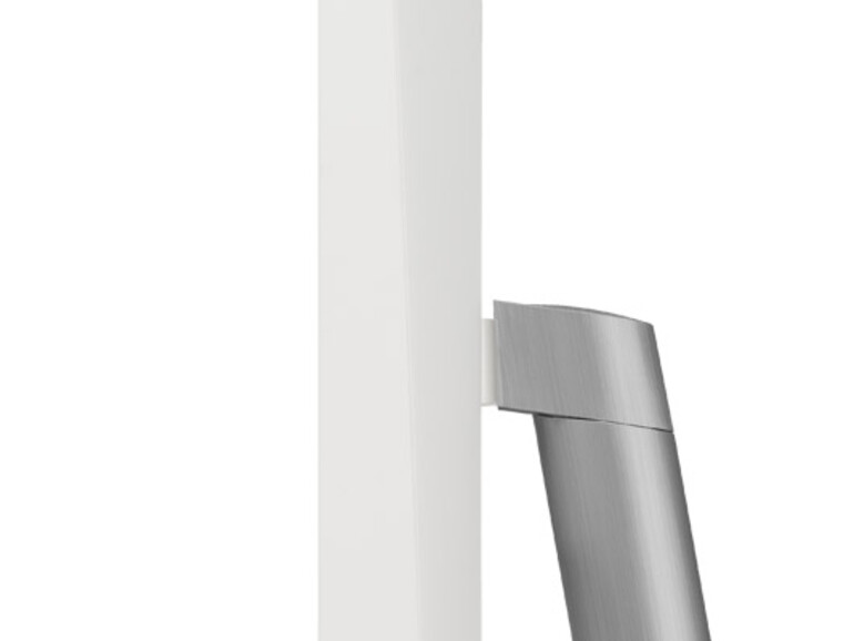 Von der Seite mutet der Myview Smart Monitor fast wie ein iMac an. Bei näherer Betrachtung dominiert allerdings Kunststoff.