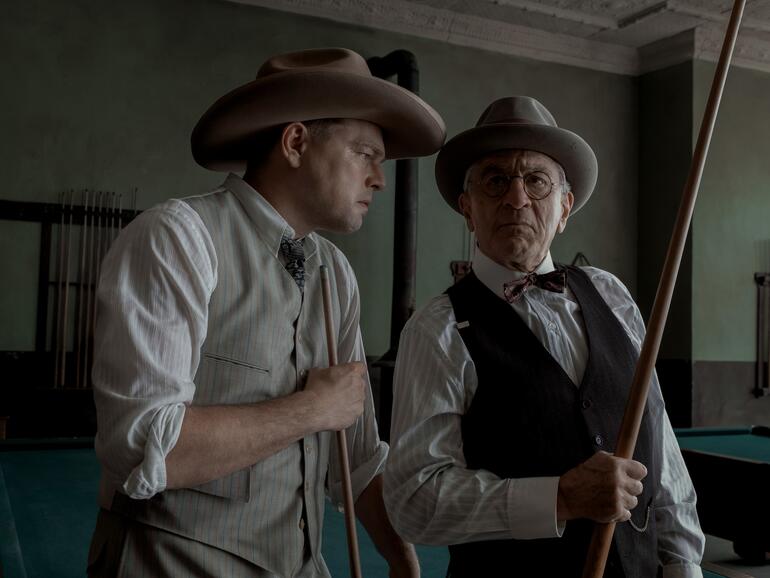 Leonardo DiCaprio und Robert De Niro in „Killers of the Flower Moon“