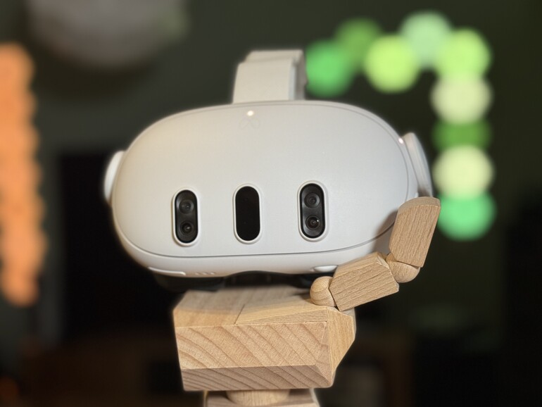 Die Meta Quest 3 ist deutlich günstiger als Apple Vision Pro.