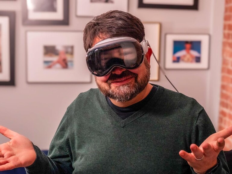 Die Augen wirken mit EyeSight sehr unscharf. In Apples Präsentationen sah es besser aus.