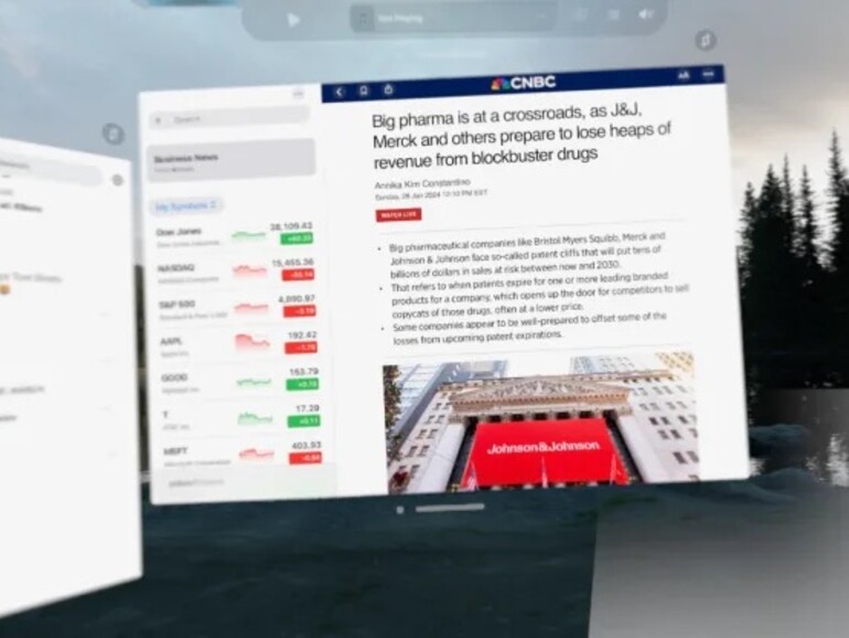 Mit einer virtuellen Umgebung im Hintergrund lässt es sich gleich besser arbeiten.