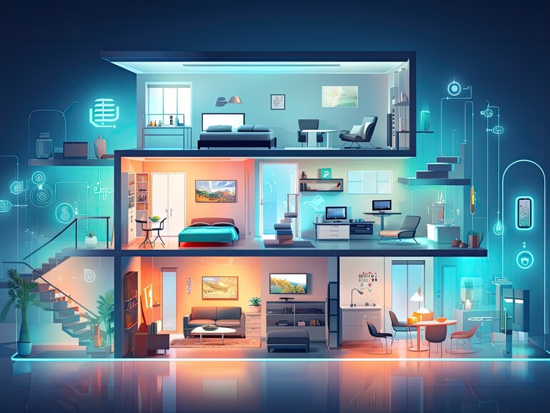 Vom Erdgeschoss bis zum obersten Stockwerk: Apples HomeKit gibt dir die Kontrolle über dein Smarthome aus einem Guss.