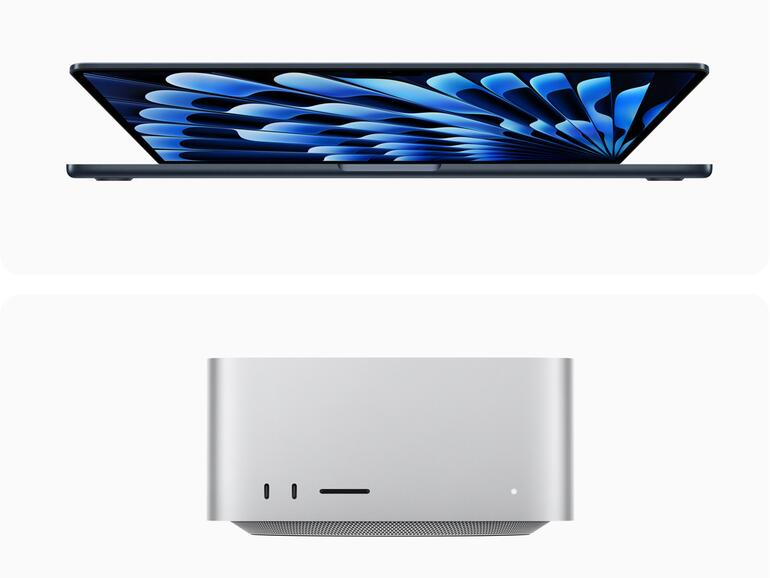 MacBook Air, Mac Studio und Mac Pro