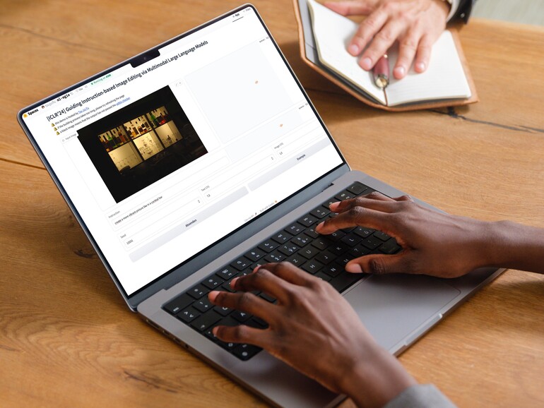 Apples Bildbearbeitung auf Huggingface