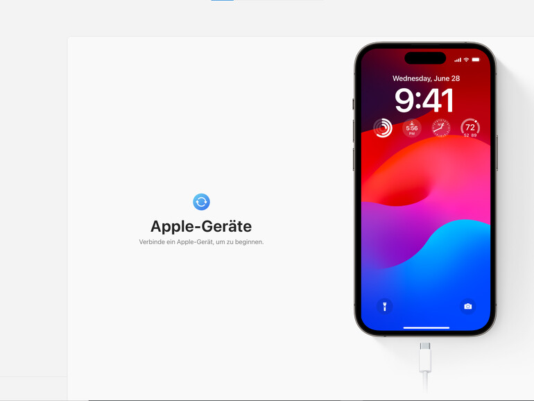 Apple Geräte für Windows