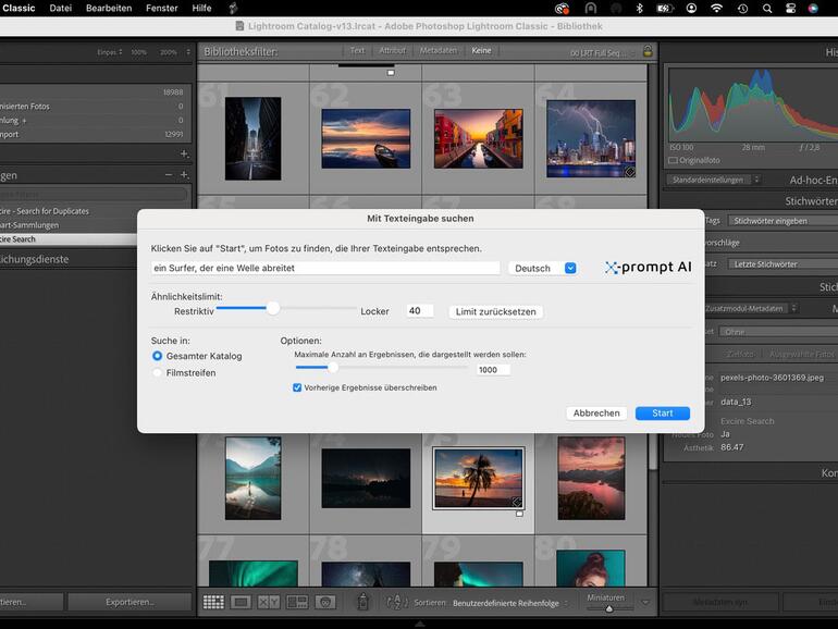 Formulieren Sie Ihre Suchanfragen, wie Sie es von Google oder ChatGPT gewohnt sind, und die leistungsstarke KI liefert im Handumdrehen passgenaue Ergebnisse.