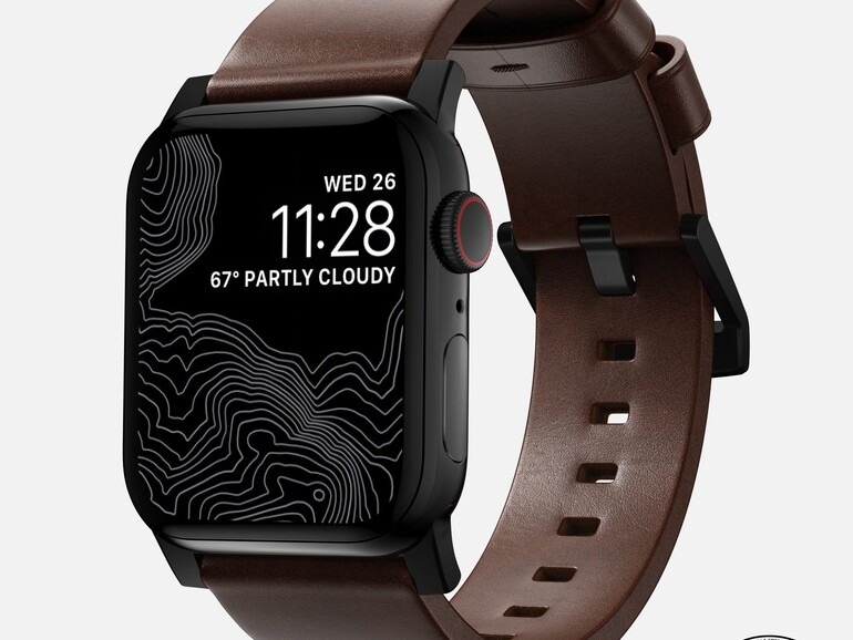 Im Laufe der Zeit entwickelt das Nomad Modern Band eine schicke Patina.