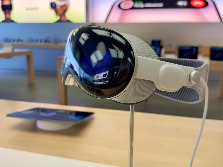 Apple Vision Pro im Apple Store
