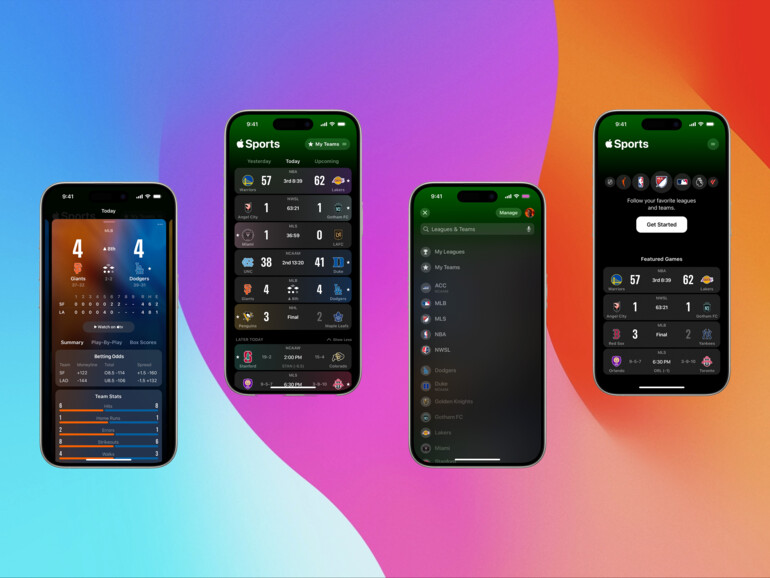 Die neue Sports-App ist nur in den USA, Kanada sowie Großbritannien verfügbar